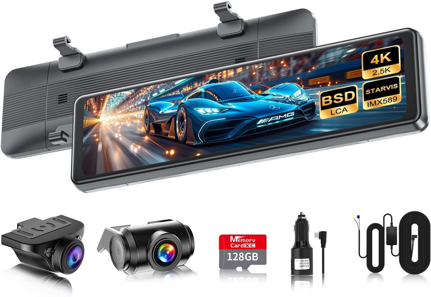 VANBAR DC209Pro-02 4K スプリットミラーダッシュカム ユーザーマニュアル